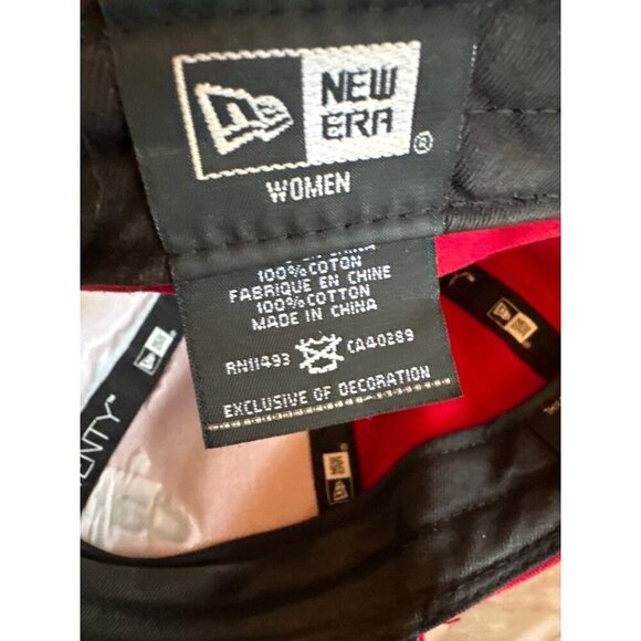 Washington Capitals Womens Red New Era Adjustable Strapback Hat - Picture 6 of 6